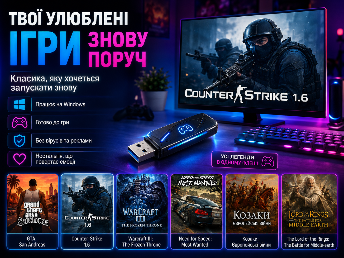 Флешка для обліку фінансів